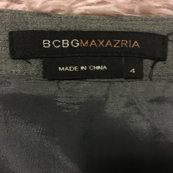 BCBGMAXAZARIA Gray Pencil Skirt size 4 - Picture 2 of 3